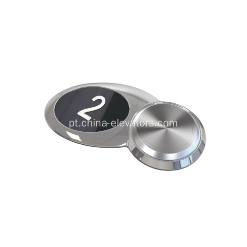 Botões de push do elevador americano